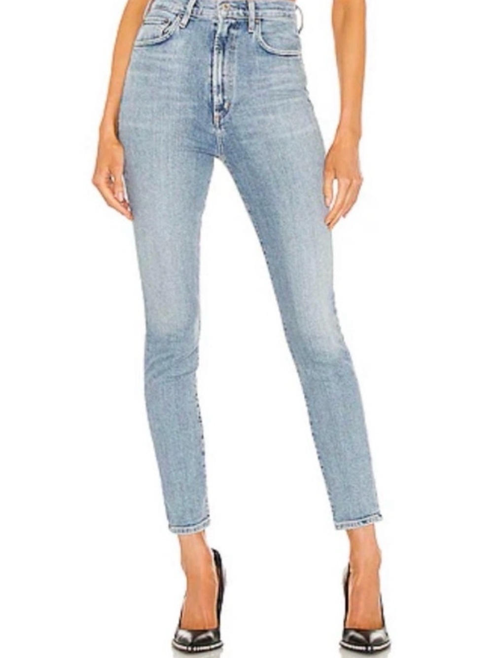 AGOLDE Pinch Waist High-Rise Straight Skinny Jeans Size 25